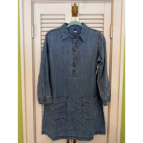 Old Navy Dresses & Skirts - Old Navy Jean Dress - Size M (Runs Large) - NWT